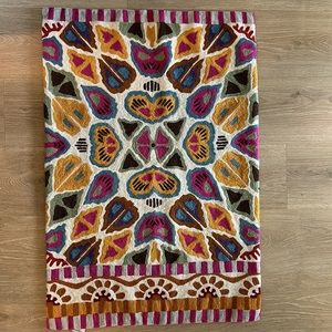 Flutter Pattern Rug Anthropologie